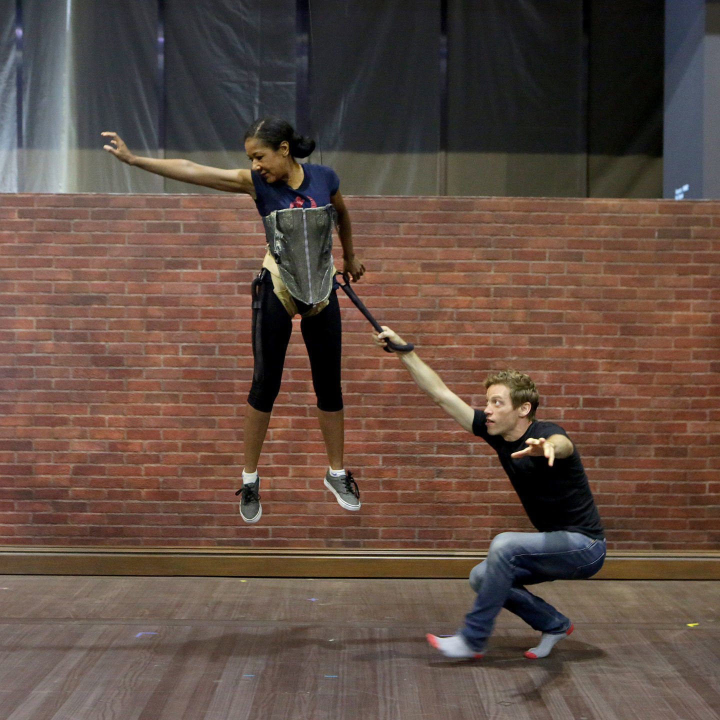 The Rep Angels in America rehearsal